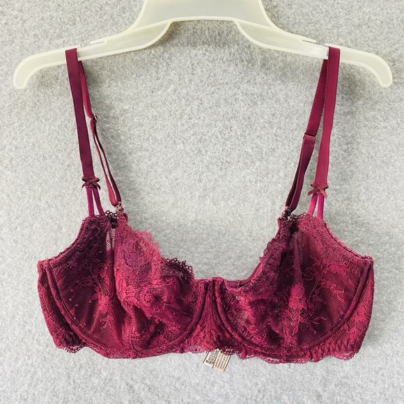 Victoria's Secret Dream Angels Bra 34DD Push Up Without Padding Lace Romantic - Picture 1 of 6